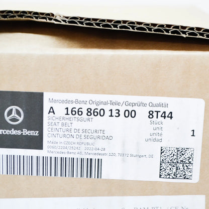 NEW MERCEDES-BENZ GLE W166 FRONT LEFT SEAT BELT A16686013008T44 ORIGINAL