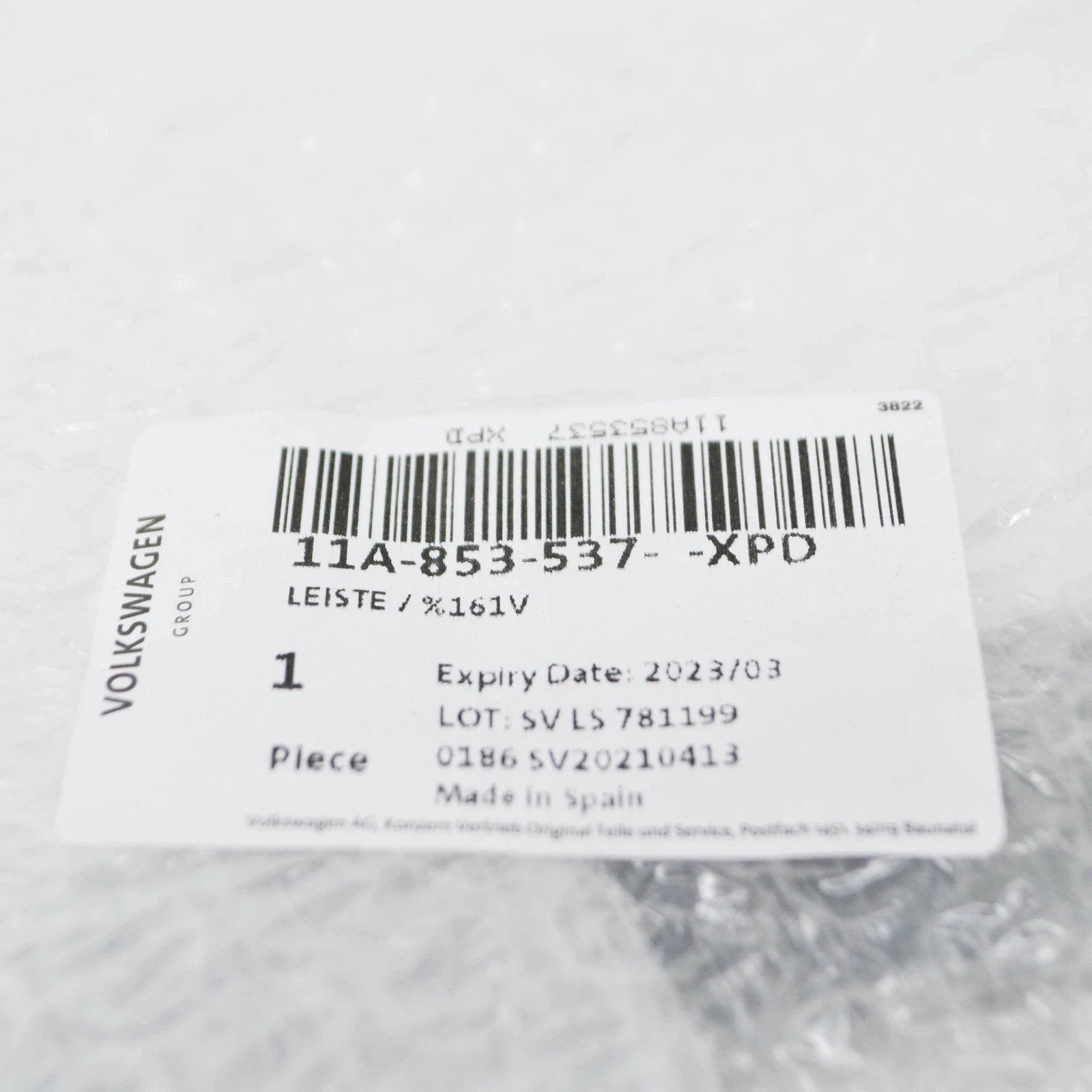 NEW VW ID.4 E21 FRONT DOOR LEFT A RIGHT SILL STRIP SET 11A853537XPD