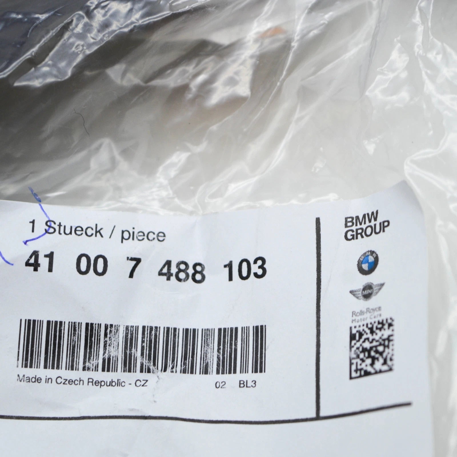 NEW BMW 3 G20 LEFT TENSION SPRING BRACKET 41007488103 ORIGINAL