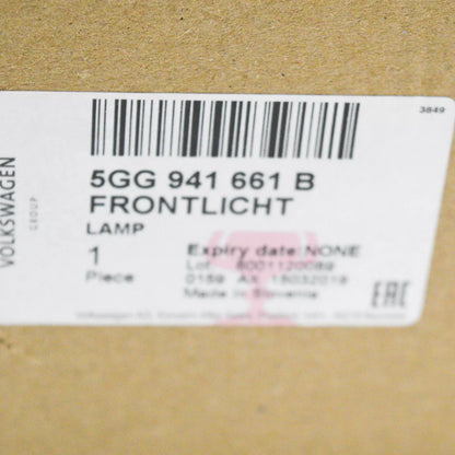 NEW VW GOLF MK7 R-LINE FRONT BUMPER LEFT FOG LIGHT LAMP 5GG941661B