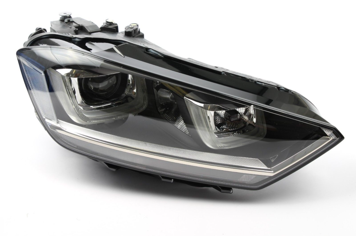 new vw golf sportsvan am front right headlight rhd 517941754b original
