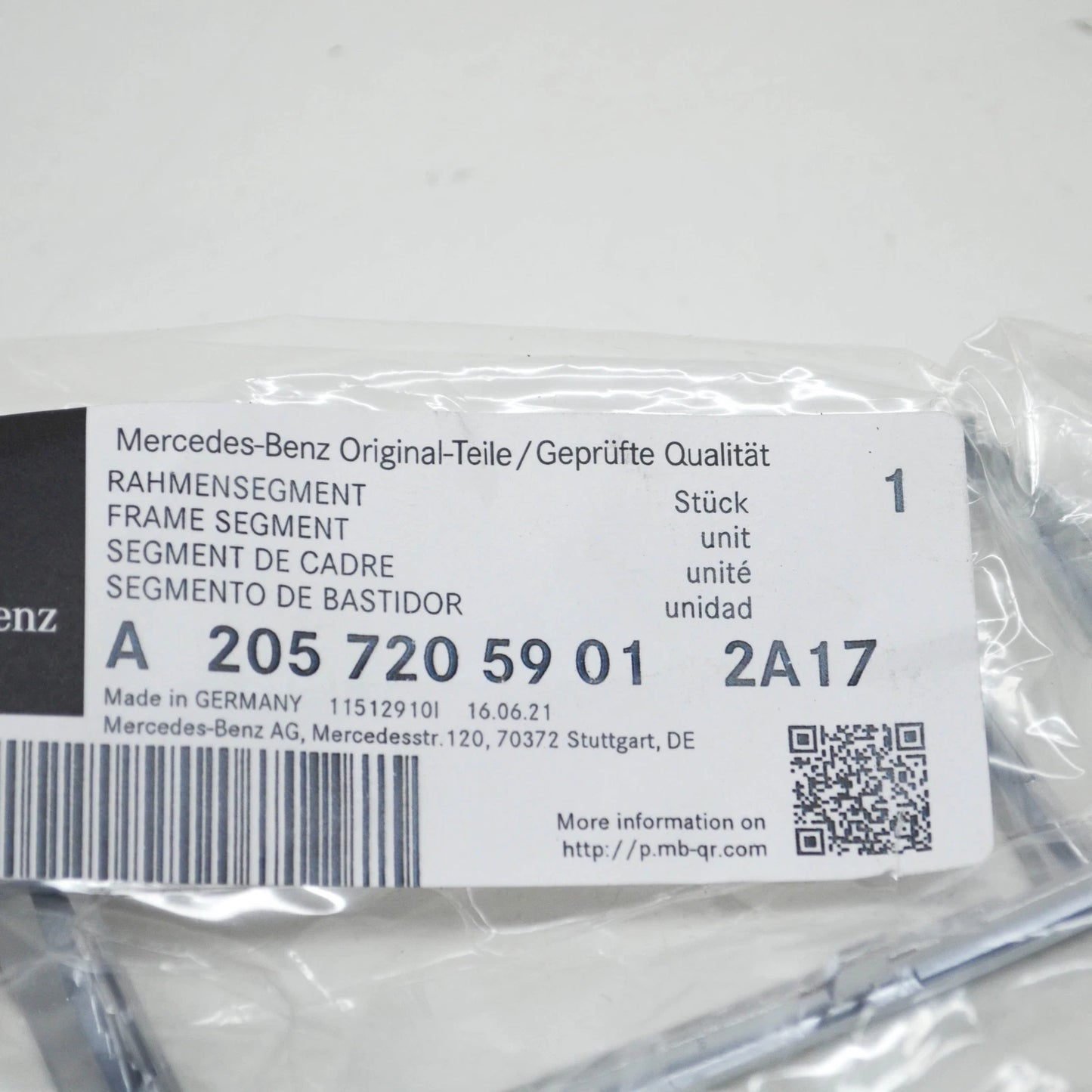 NEW MB E W213 FRONT LEFT DOOR WINDOW SWITCH PANEL TRIM A20572059012A17 ORIGINAL