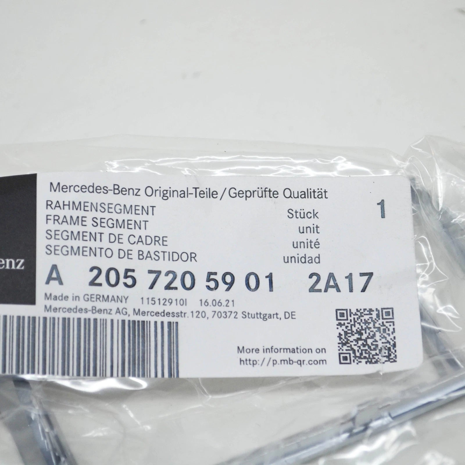 NEW MB E W213 FRONT LEFT DOOR WINDOW SWITCH PANEL TRIM A20572059012A17 ORIGINAL