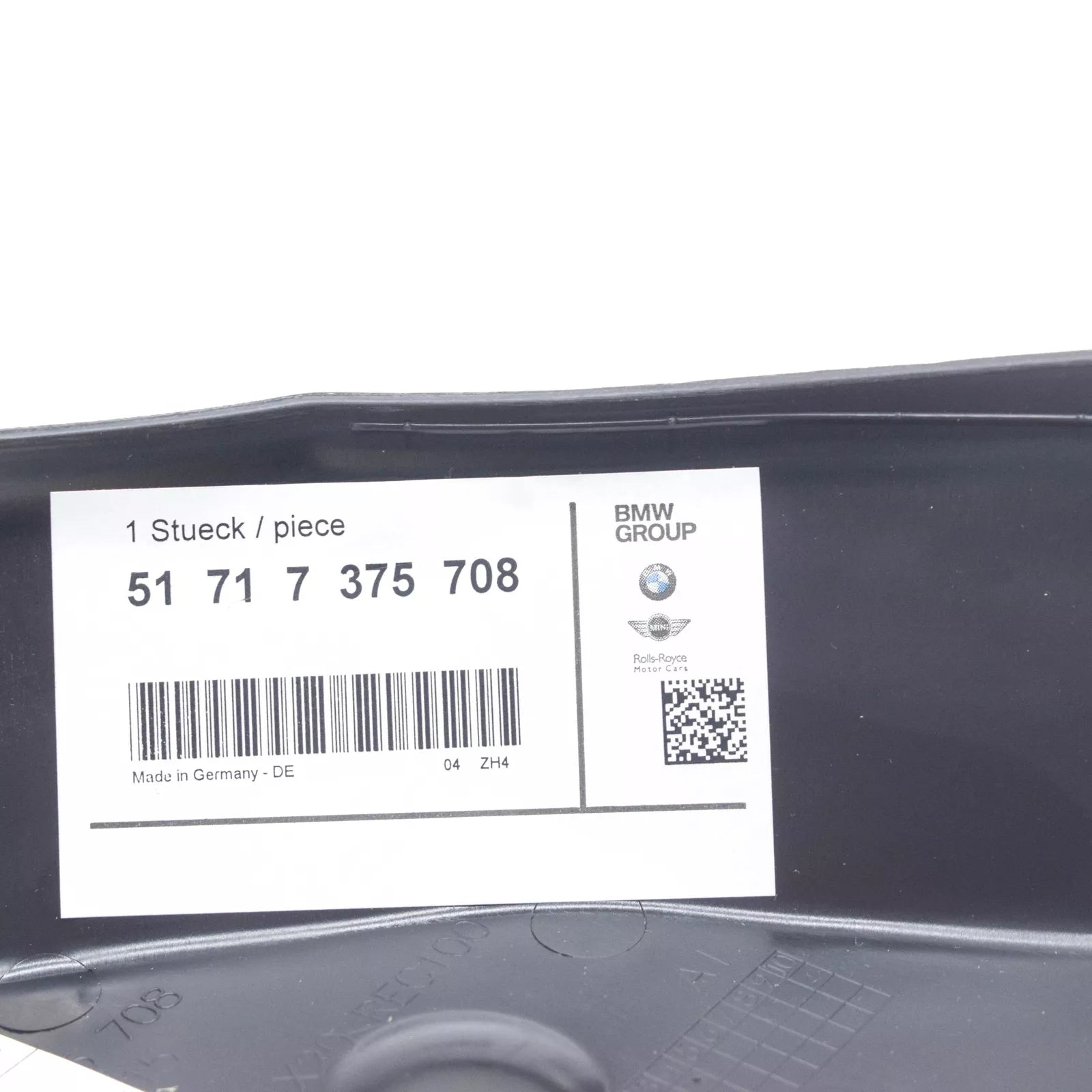 NEW BMW I8 I12 FRONT RIGHT TOP WHEEL ARCH SUPPORT COVER 51717375708 ORIGINAL