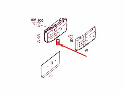 NEW MERCEDES-BENZ SPRINTER 906 REAR RIGHT TAIL LAMP A9068201764 ORIGINAL