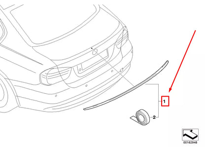 NEW BMW 3 F80 REAR SPOILER 8059269 51628059269 ORIGINAL