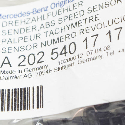 NEW MERCEDES-BENZ C W202 FRONT LEFT SPEED SENSOR SENDER UNIT A2025401717