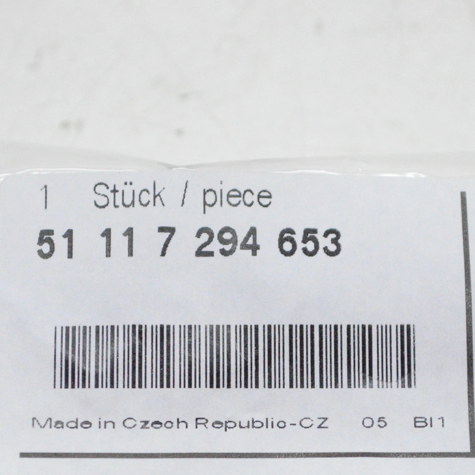 NEW BMW 4 COUPE F32 FRONT LEFT BOTTOM SIDE PANEL BRACKET 51117294653 ORIGINAL