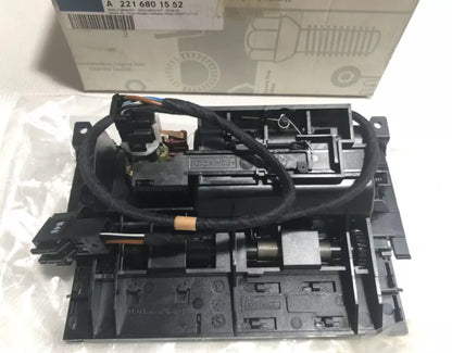 NEW MERCEDES-BENZ S W221 CONSOLE FRONT PIGEONHOLE HOUSING A2216801552 ORIGINAL