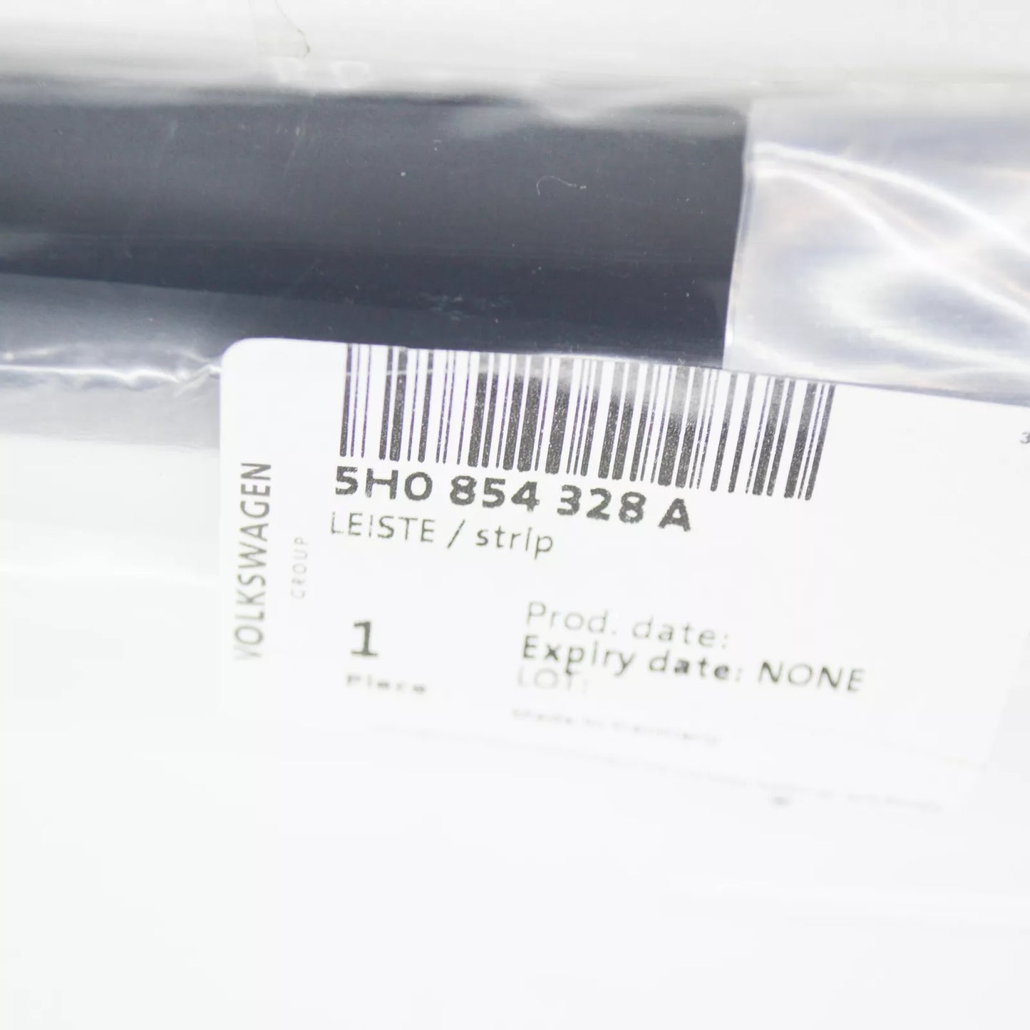 NEW VW GOLF MK8 WINDSHIELD RIGHT VERTICAL DEFLECTOR TRIM 5H0854328A ORIGINAL