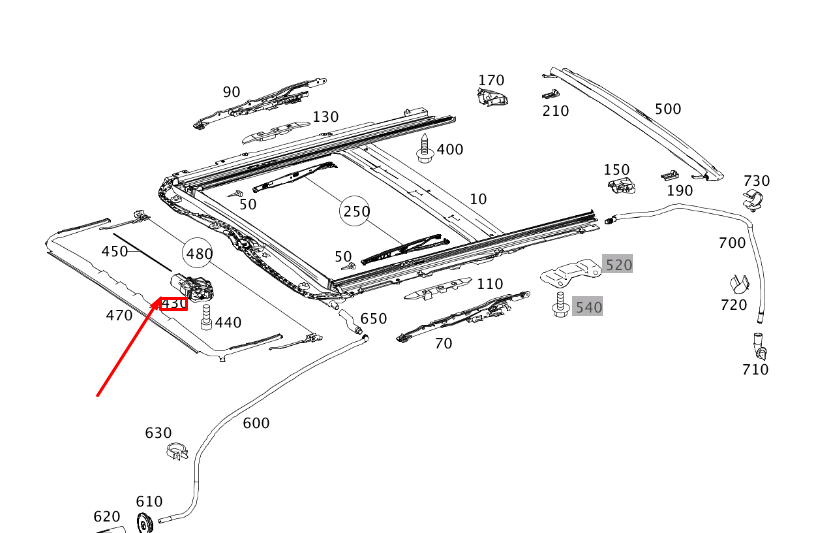 new mercedes-benz e w212 sliding roof gear motor a2188200142 original