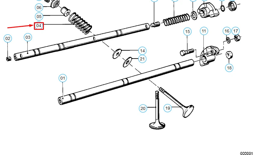 NEW BMW 6 E24 ENGINE VALVE SPRING 11341276504 ORIGINAL