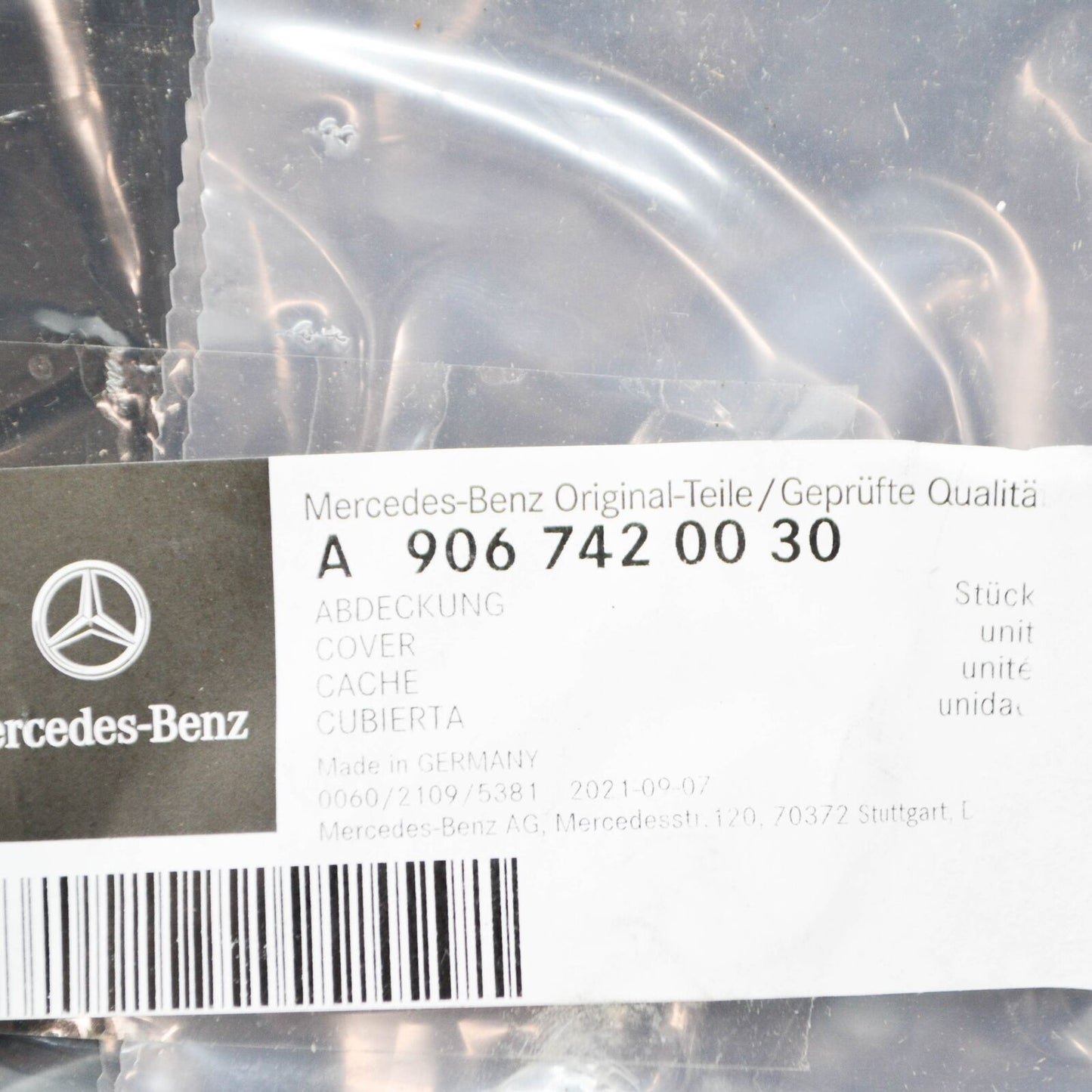 NEW MERCEDES-BENZ SPRINTER 906 REAR LEFT PANEL DOOR COVER A9067420030 ORIGINAL