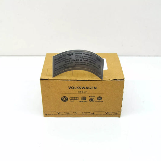 NEW AUDI A3 8V ENGINE OIL INFORMATION LABEL 8E0010560N ORIGINAL