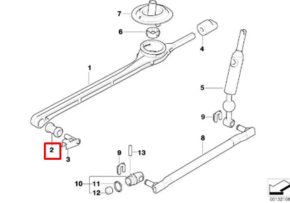 NEW BMW 5 F10 GEAR LEVER BUSHING 25117519669 7519669 ORIGINAL