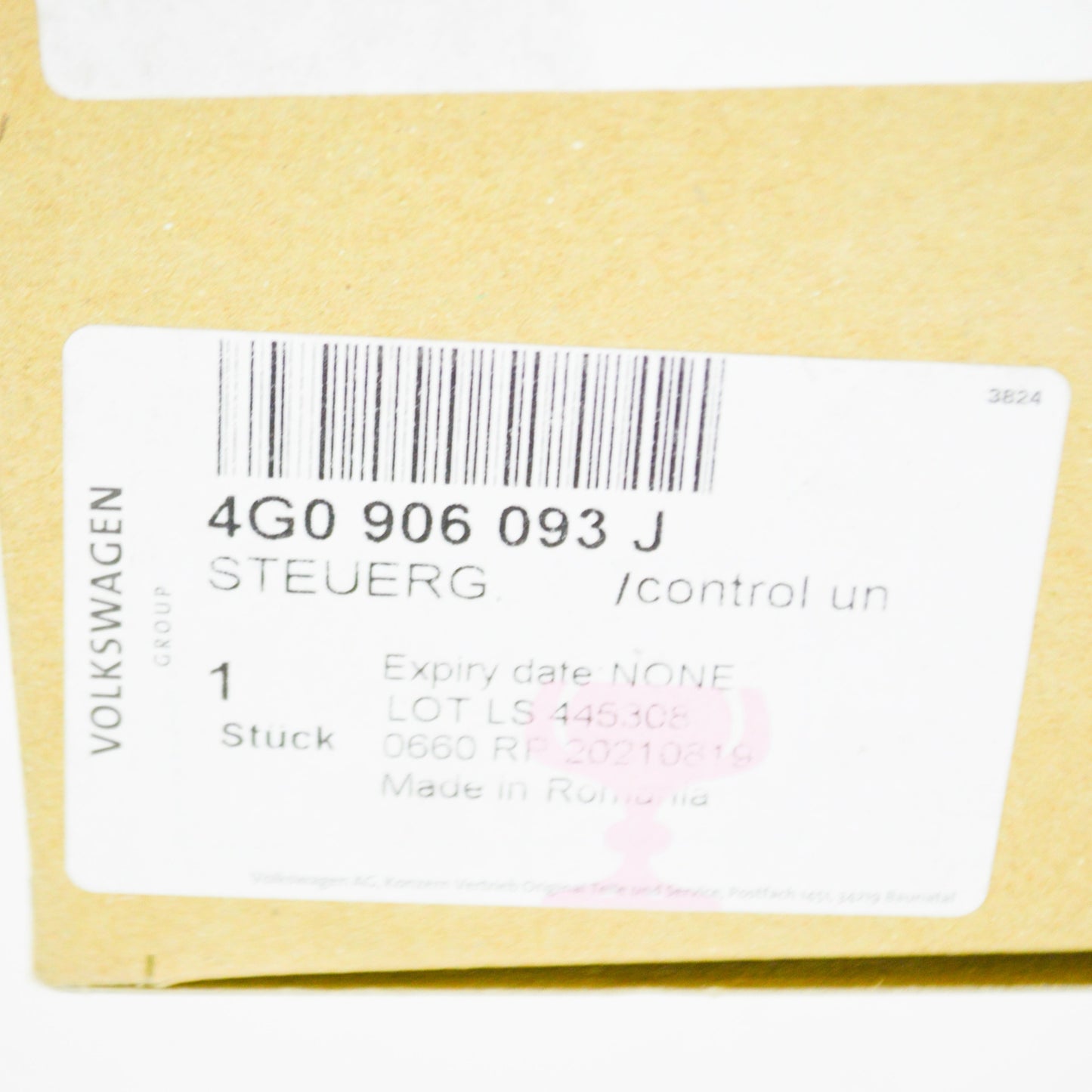 NEW AUDI Q5 8R FUEL PUMP CONTROL UNIT 4G0906093J ORIGINAL