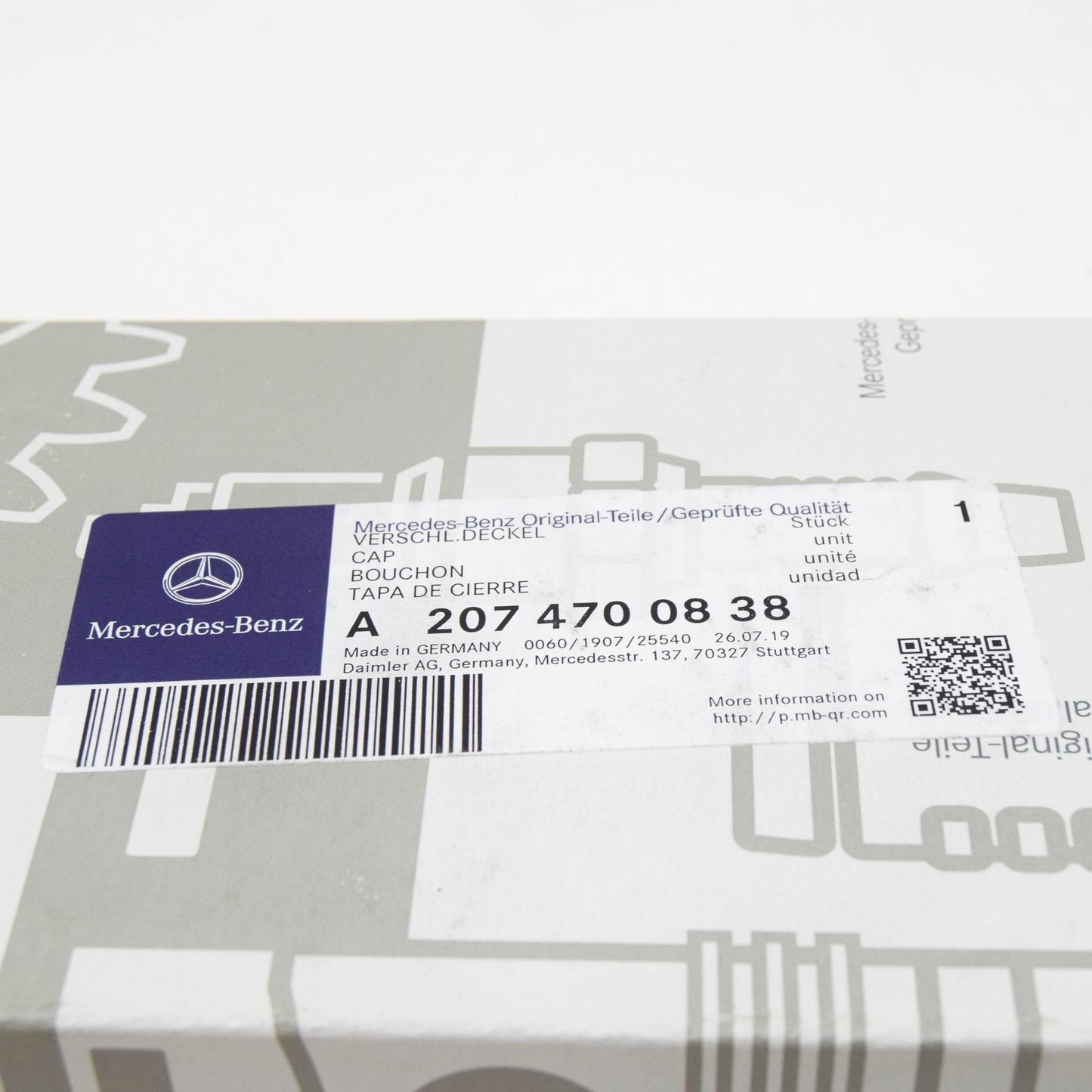 NEW MERCEDES-BENZ E COUPE C207 CONSOLE ASHTRAY CLOSING COVER A2074700838