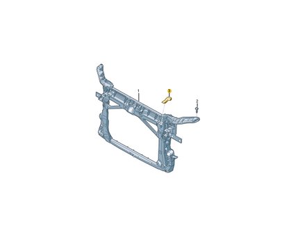 NEW AUDI A3 8Y FRONT LOCK CARRIER LEFT SEAL 8Y0122327A ORIGINAL