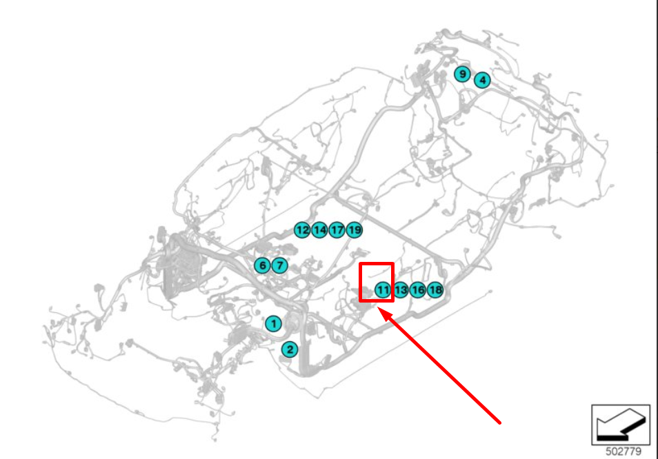 new bmw 3 g20 universal 4pol socket housing 9245024 61139245024 original