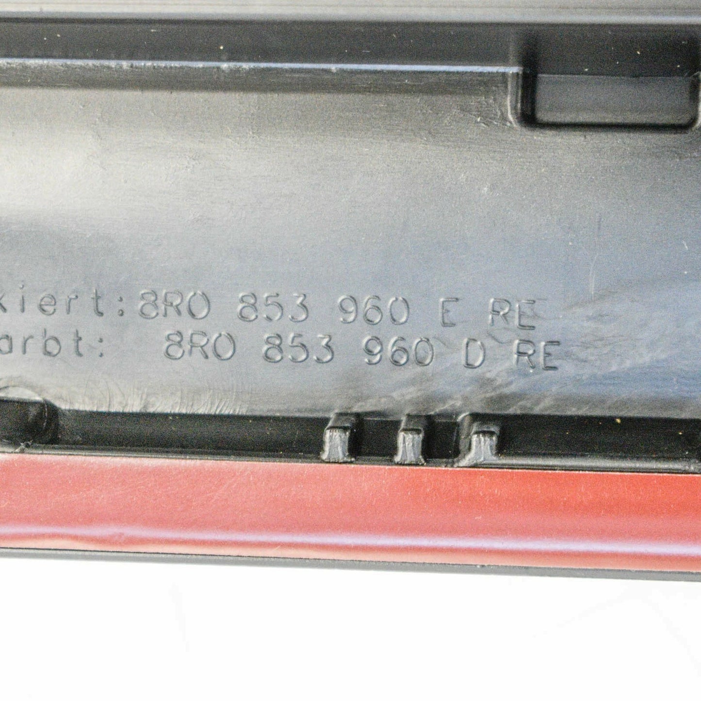 NEW AUDI Q5 8R FRONT RIGHT DOOR LOWER MOLDING COVER 8R0853960D4U8