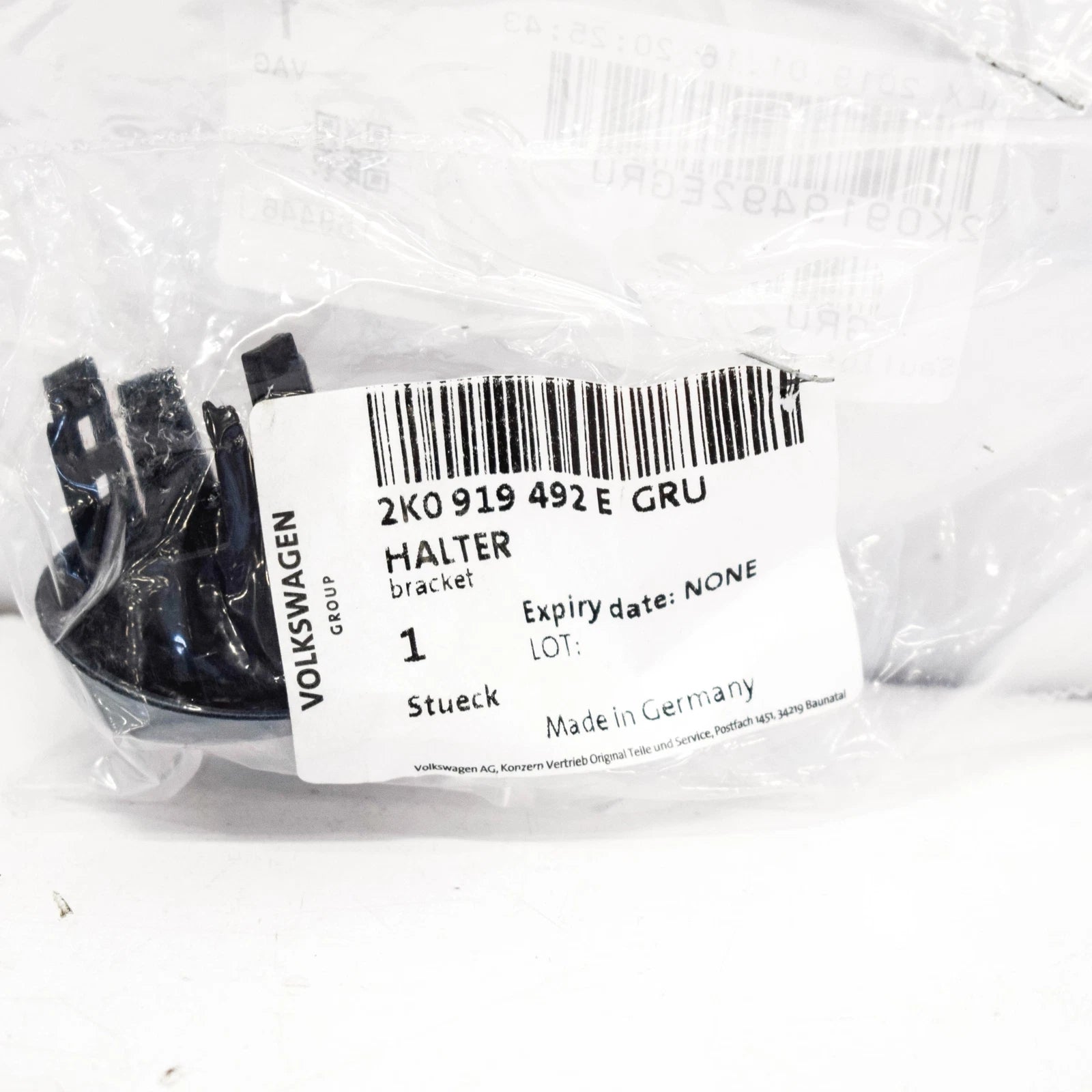 NEW VOLKSWAGEN CADDY MK3 ULTRASOUND SENSOR RETAINER 2K0919492E GRU ORIGINAL