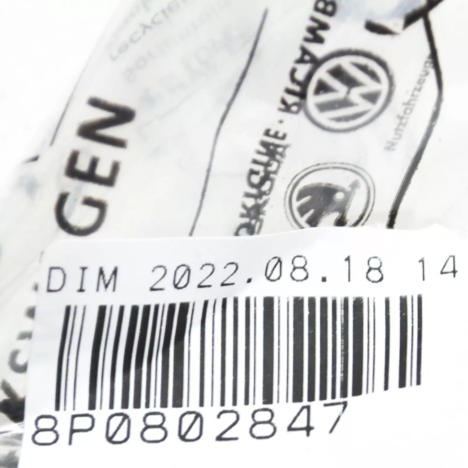 NEW AUDI A3 SPORTBACK 8P REAR JACK PAD MOUNTING 8P0802847 ORIGINAL