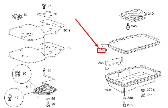 NEW MERCEDES-BENZ G W463 OIL PAN GASKET A201271038067 ORIGINAL