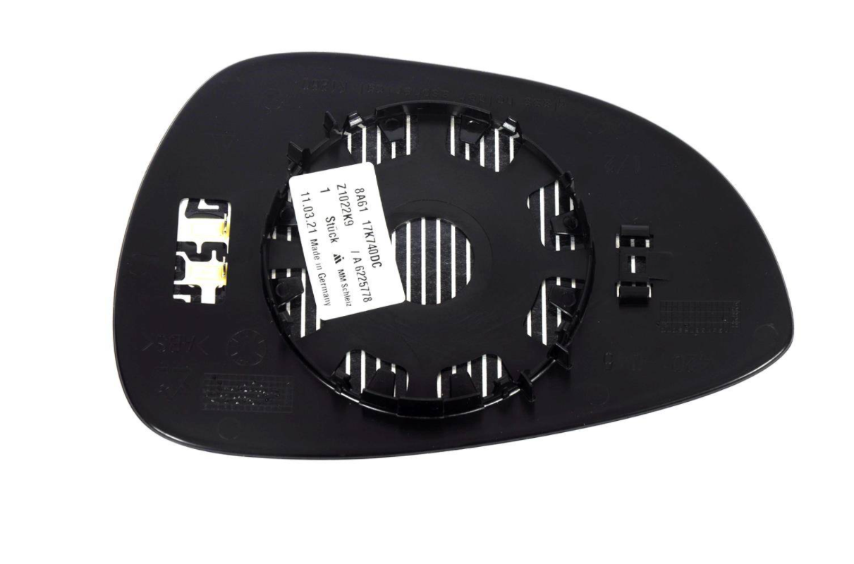 new ford fiesta mk6 wt front right door mirror glass lhd 1531440 original