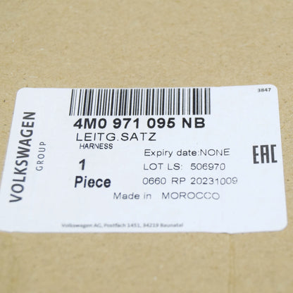 NEW AUDI Q7 4M FRONT BUMPER PDC PARKING AID WIRING HARNESS 4M0971095NB ORIGINAL