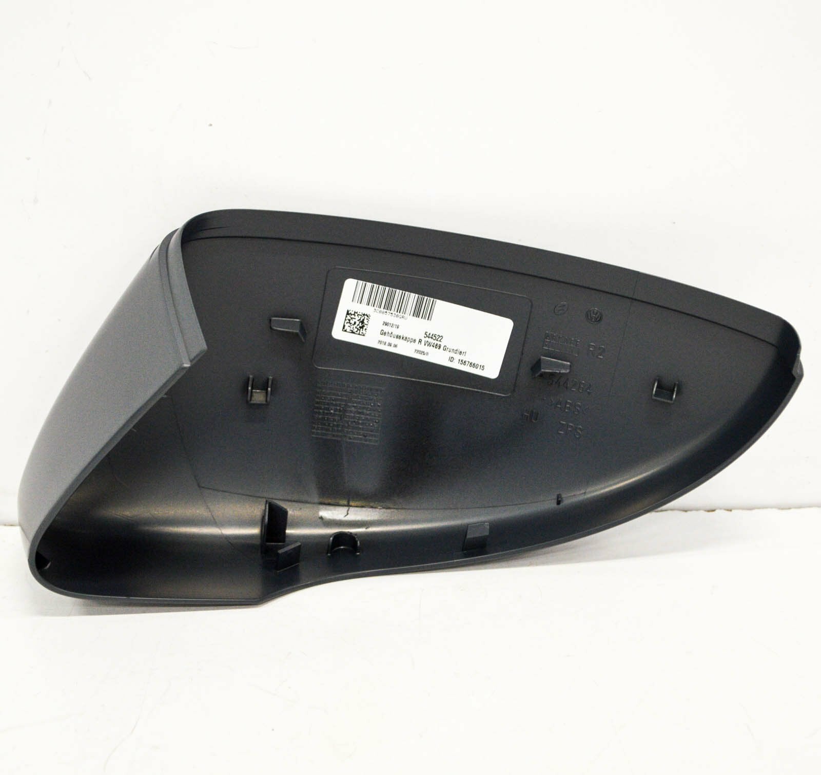 NEW VW CC FRONT RIGHT DOOR MIRROR COVER CAP 3C8857538GRU ORIGINAL