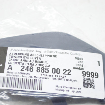 NEW MB B W246 FRONT BUMPER TOW HOOK COVER CAP A2468850022 9999