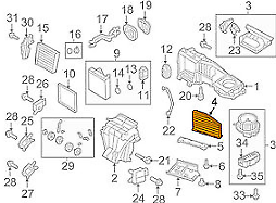 NEW VOLKSWAGEN GOLF MK5 INTERIOR AIR FILTER 1K1819669 E ORIGINAL