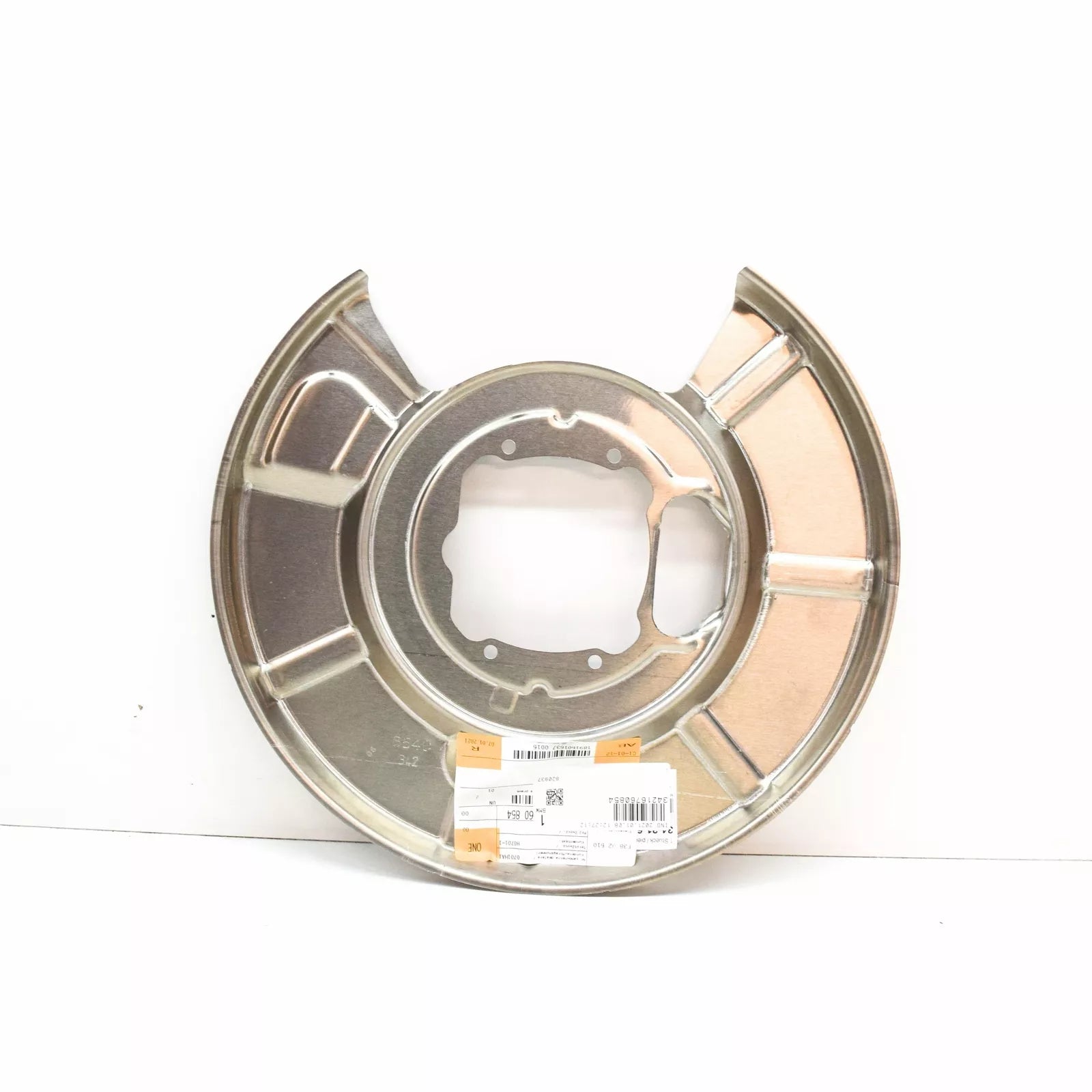 NEW BMW 5 E60 REAR RIGHT BRAKE DISC PROTECTION PLATE 34216760854 ORIGINAL