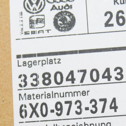 NEW VW LUPO 6X1, 6E1 FUSE HOLDER COVER 6X0973374 ORIGINAL