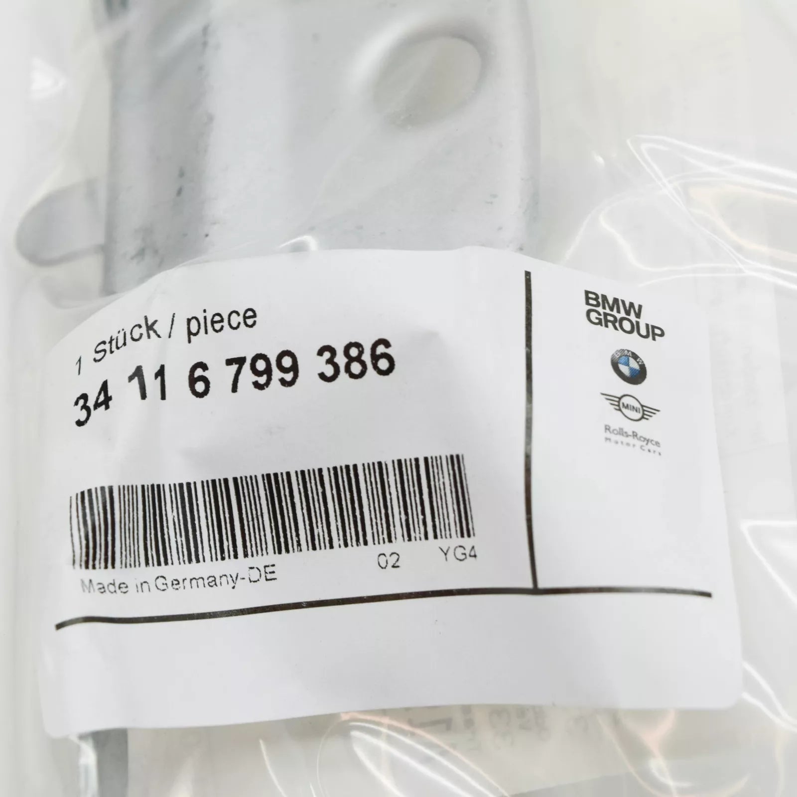 NEW BMW 5 F10 FRONT WHEEL BRAKE CLIP 34116799386 6799386 ORIGINAL