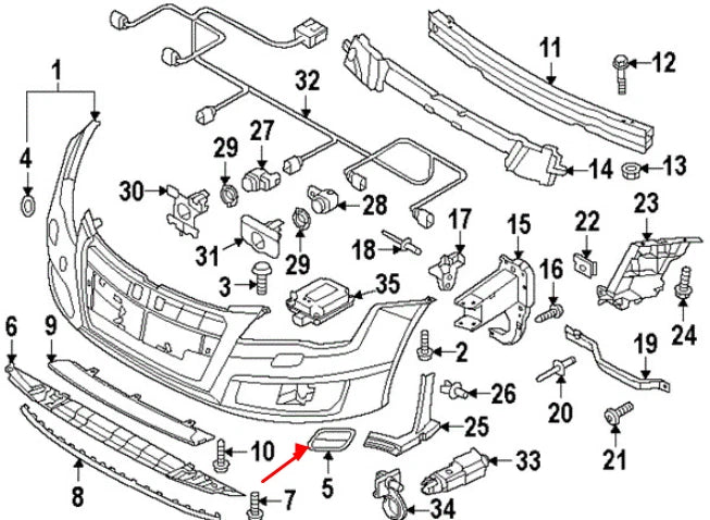 NEW AUDI A7 4G LEFT HEADLIGHT WASHER COVER 4G8955275AGRU