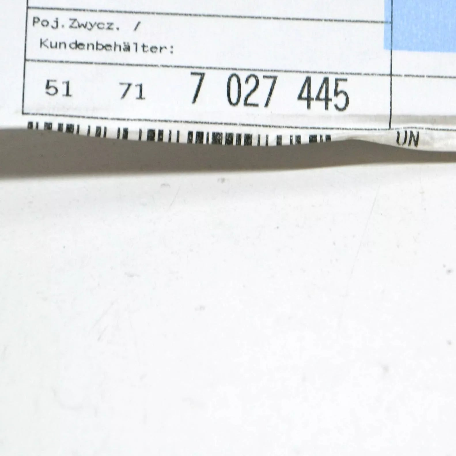 NEW BMW 7 E65 DEFLECTOR LIP LEFT 51717027445 ORIGINAL