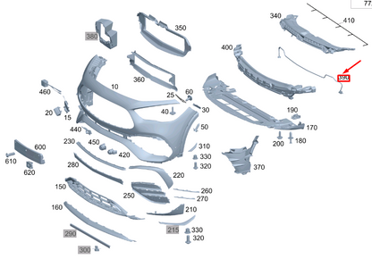 NEW MB GLA H247 FRONT PEDESTRIAN PROTECTION PRESSURE SENSOR A2479051305 ORIGINAL