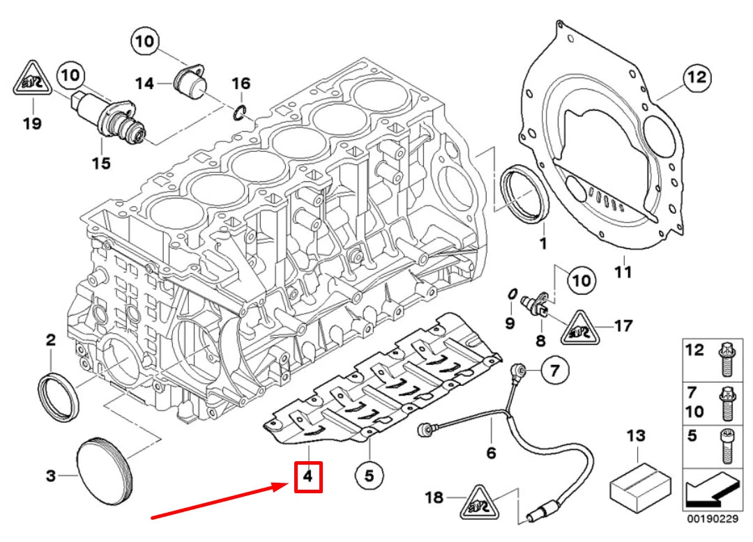 NEW BMW 5 E60 ENGINE OIL WINDAGE TRAY 11137557347 7557347 ORIGINAL