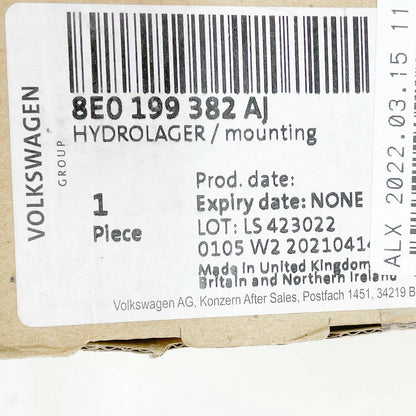 NEW AUDI A4 AVANT B7 HYDRO-MOUNTING RIGHT 8E0199382AJ ORIGINAL