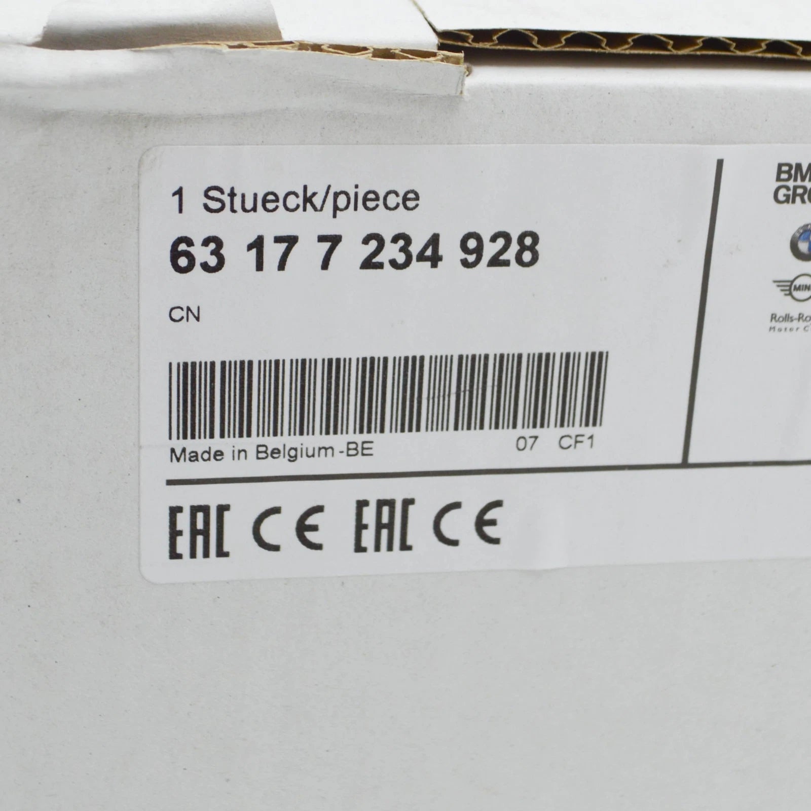 NEW BMW 6 CONVERTIBLE F12 FRONT RIGHT LED FOG LIGHT 7234928 63177234928 ORIGINAL