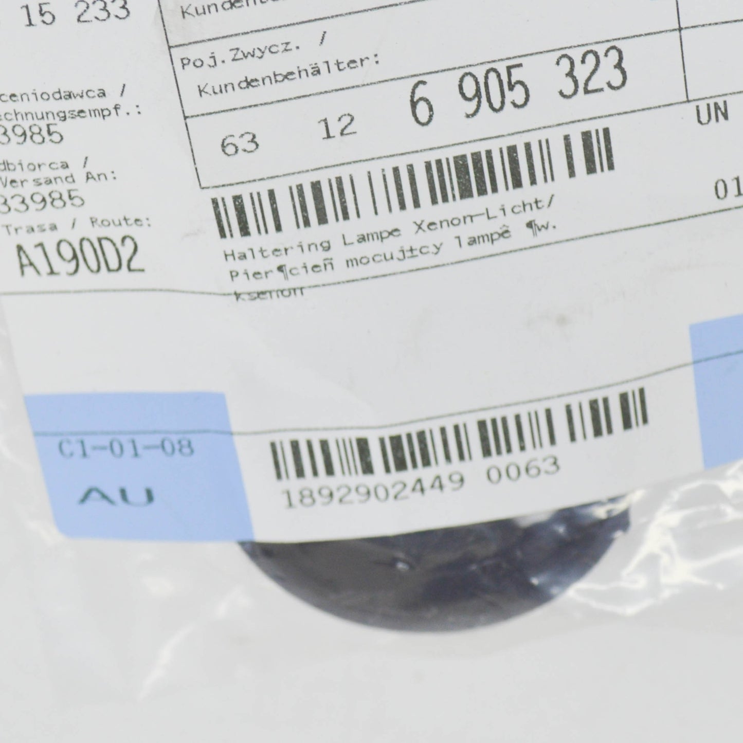 new bmw 3 e46 low beam bulb retainer 63126905323 6905323 original