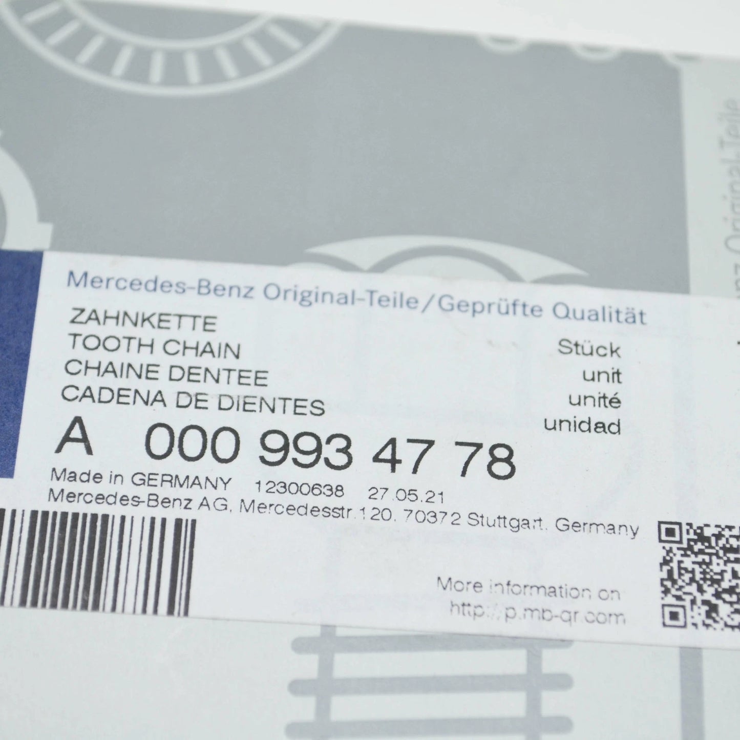 NEW MERCEDES-BENZ GLE COUPE C292 ENGINE TOOTH CHAIN A0009934778