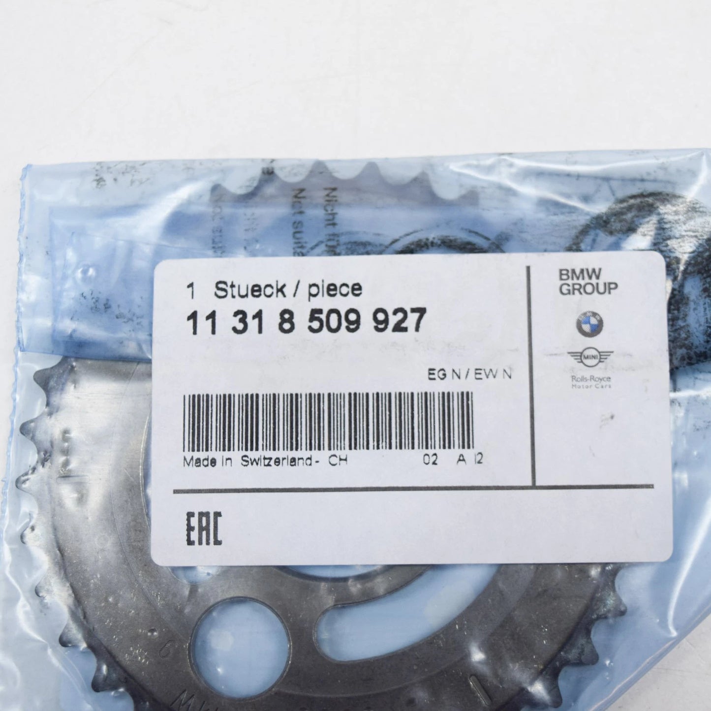 NEW BMW E70 E71 E90 E91 E92 E93 CAMSHAFT SPROCKET 11318509927 8509927 ORIGINAL