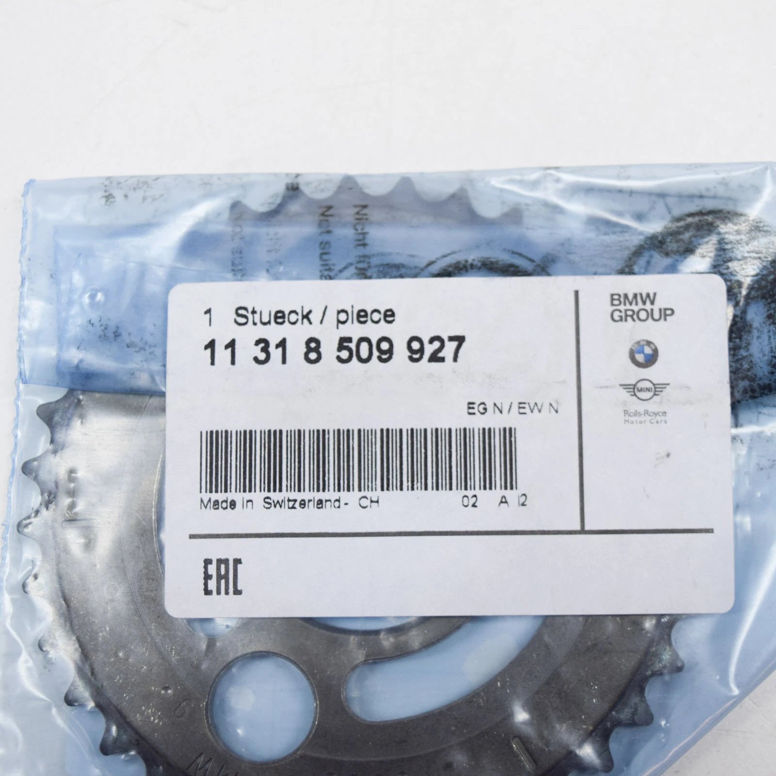 NEW BMW E70 E71 E90 E91 E92 E93 CAMSHAFT SPROCKET 11318509927 8509927 ORIGINAL