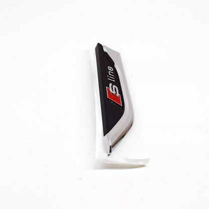 NEW AUDI A5 CABRIO 8W6 S-LINE FRONT LEFT WING BADGE LOGO 8W6853601BPUZ ORIGINAL