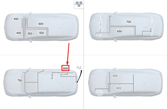 new mercedes-benz eqs v297 trailer coupling wiring harness a2975407603 original