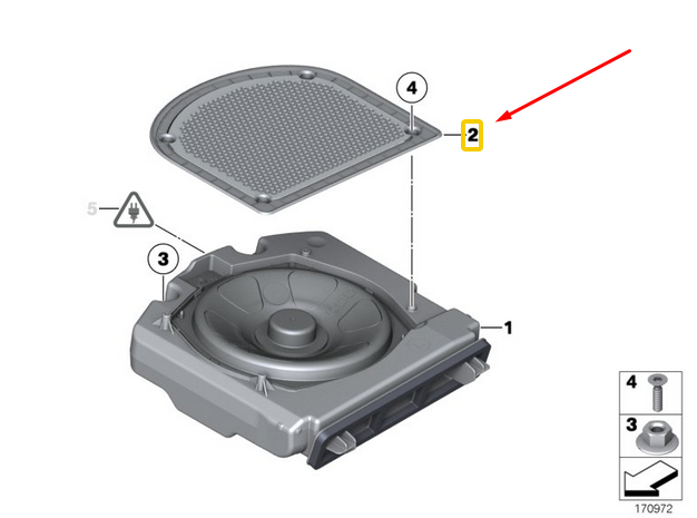 new bmw 5 gran turismo f07 central woffer trim 65139151960 original