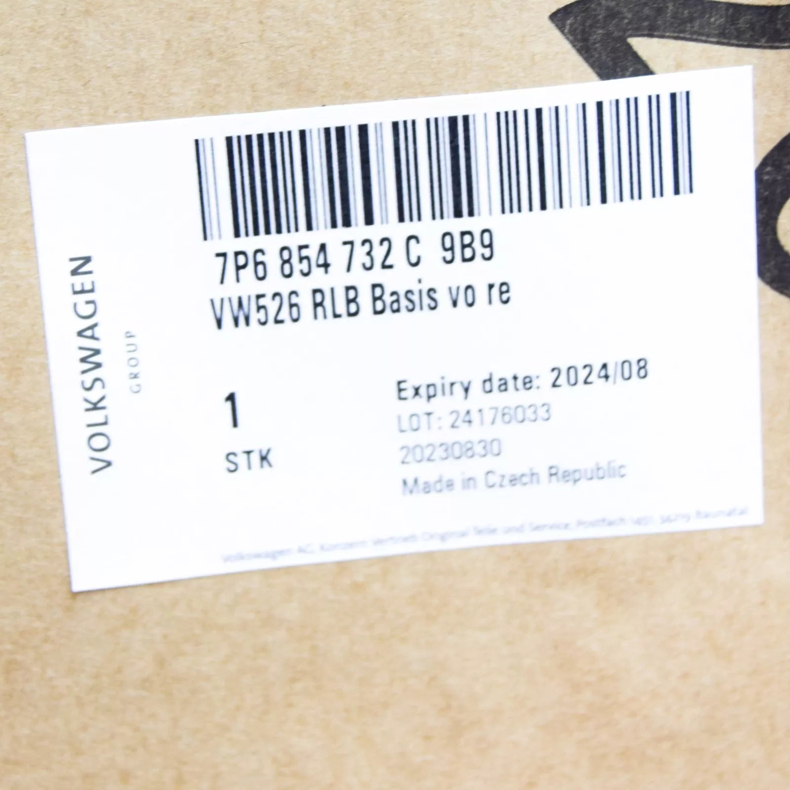 NEW VW TOUAREG 7P MK2 FRONT RIGHT WHEEL ARCH COVER 7P6854732C9B9 ORIGINAL