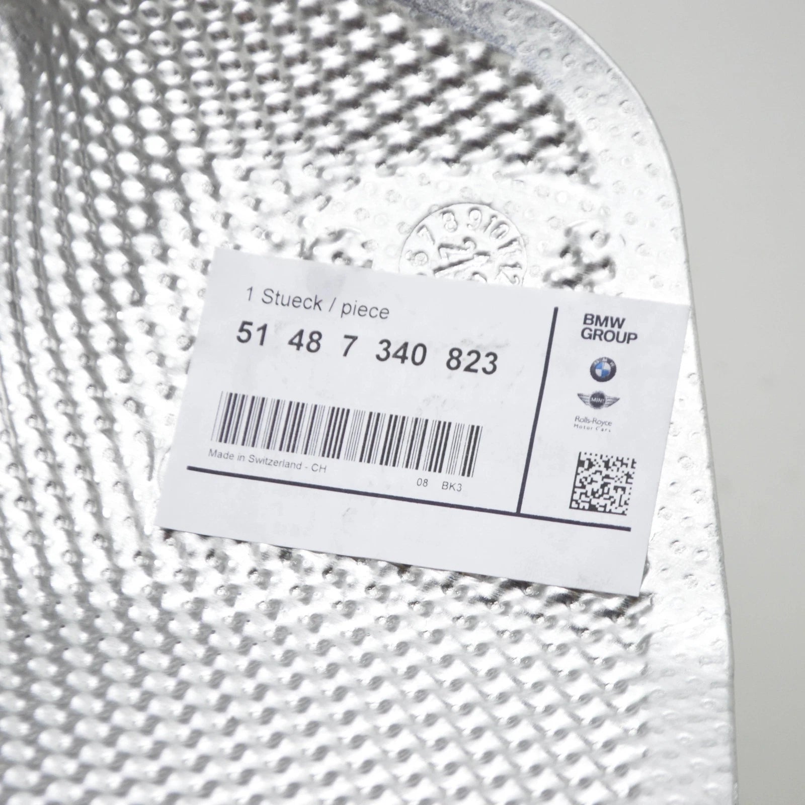 NEW BMW 5 G30 REAR SILENCER LEFT HEAT PROTECTION 51487340823 ORIGINAL